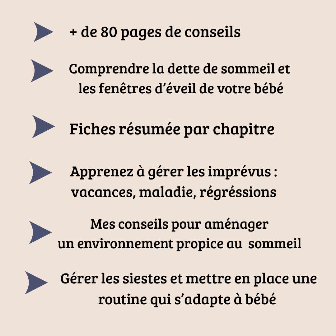 Bébé dort bien : le guide complet ! (+ 80 pages)