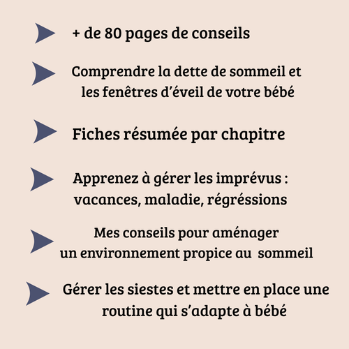 Bébé dort bien : le guide complet ! (+ 80 pages)